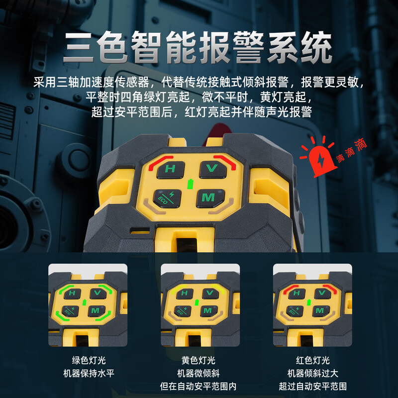 Pretest laser level 5-line green light strong light thin infrared high-precision automatic leveling outdoor outdoor building 25 years new model - WG65 Black Warrior single electric standard