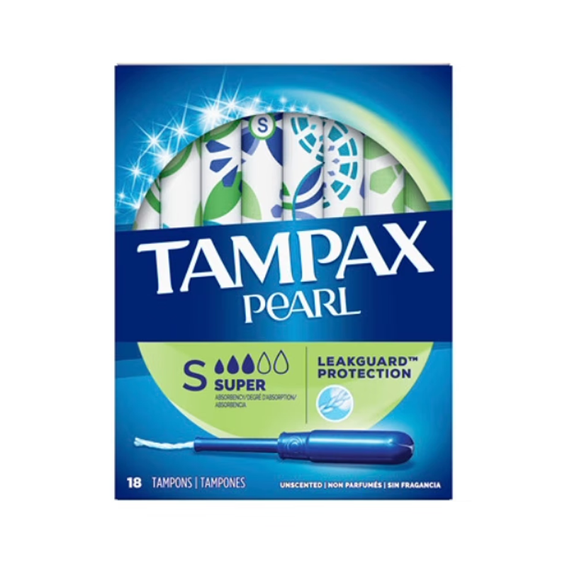 Danbis tampon long catheter type built-in cotton swab super large flow 96 pieces in stock in the United States light green pearl 18 large size others