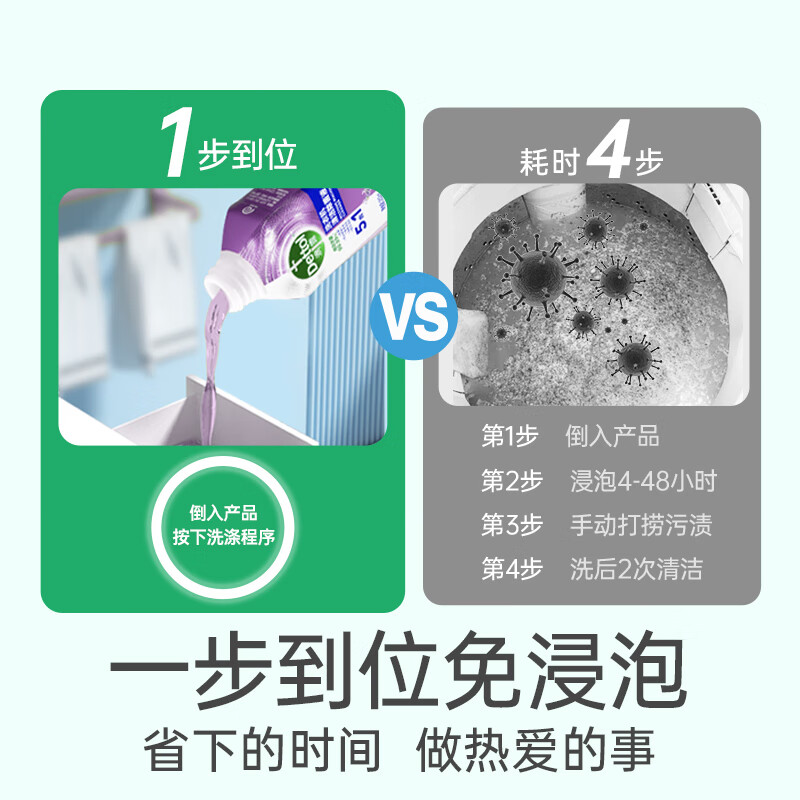 Dettol washing machine cleaning agent drum pulsator washing machine cleaning agent disinfection and sterilization liquid 250mL lavender