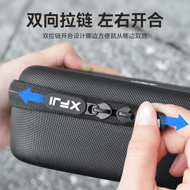 XFJI is suitable for DJI Osmo Nano mini storage bag dji nano sports camera standard bag full set of portable bag screen high-definition tempered film Osmo Nano standard storage bag (comes with carabiner) deep black