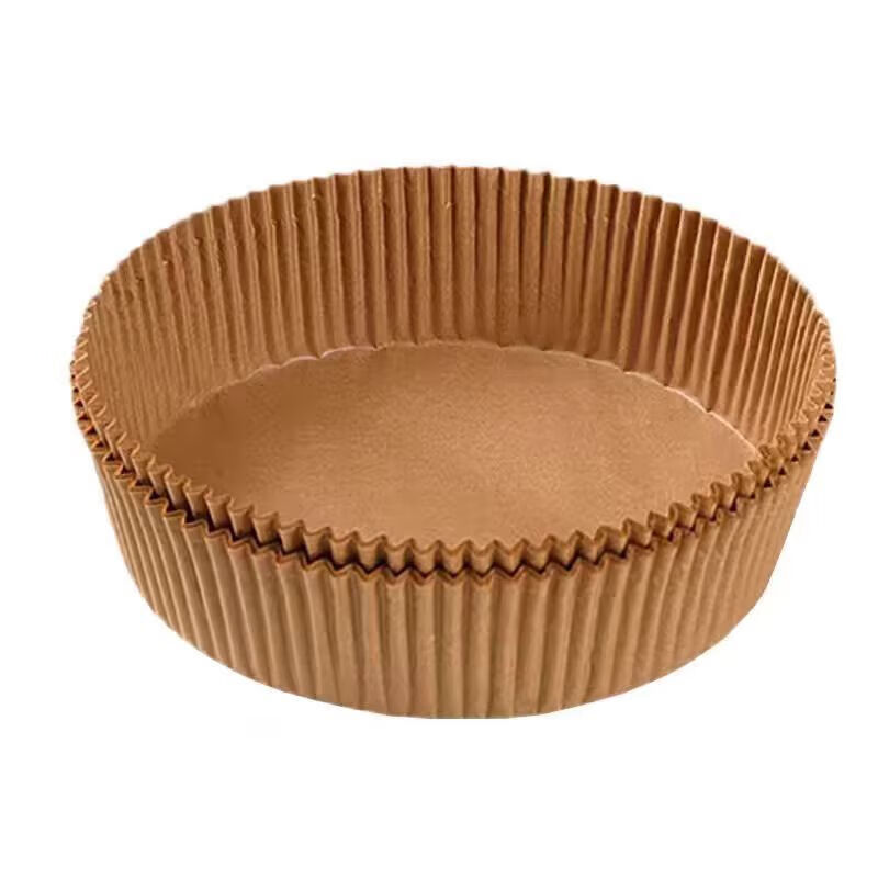 Air fryer special paper oven oil-absorbing paper household bowl square round disposable baking anti-frying bag round 50 pieces extra large