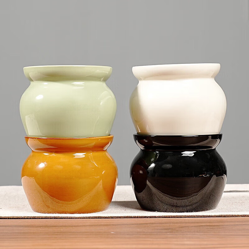 Crock pot soup stew pot household commercial water-proof stew one person steamed egg bowl stew pot Shaxian snack ceramic soup pot white single pack 500ml extra thick