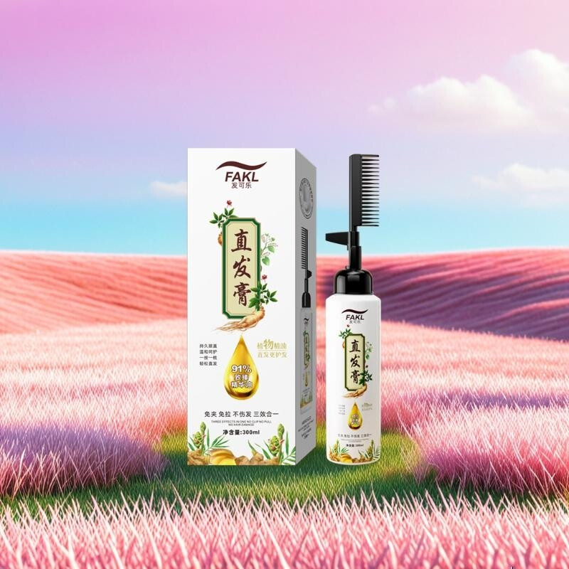 Facola Protein Hair Straightening Cream-300ML No-pull, no-clip hair straightening and styling household softener-direct supply from the brand