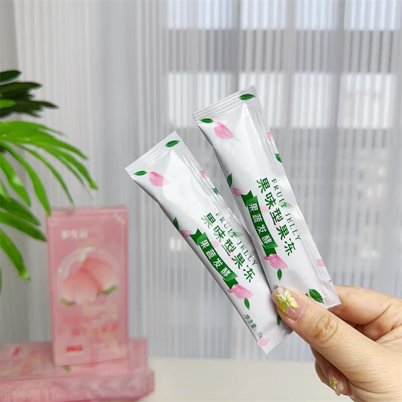 Multibiotic peach prebiotic jelly fruit and vegetable enzyme jelly peach flavor fruity jelly 7 pieces/box 3 boxes