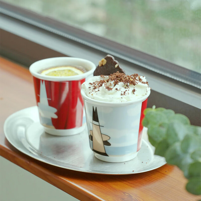 Bileti Double Enjoy Art Moka Pot Italian American Coffee Machine Home Hand-brewed Coffee Pot New Year Gift Artistic Style Red