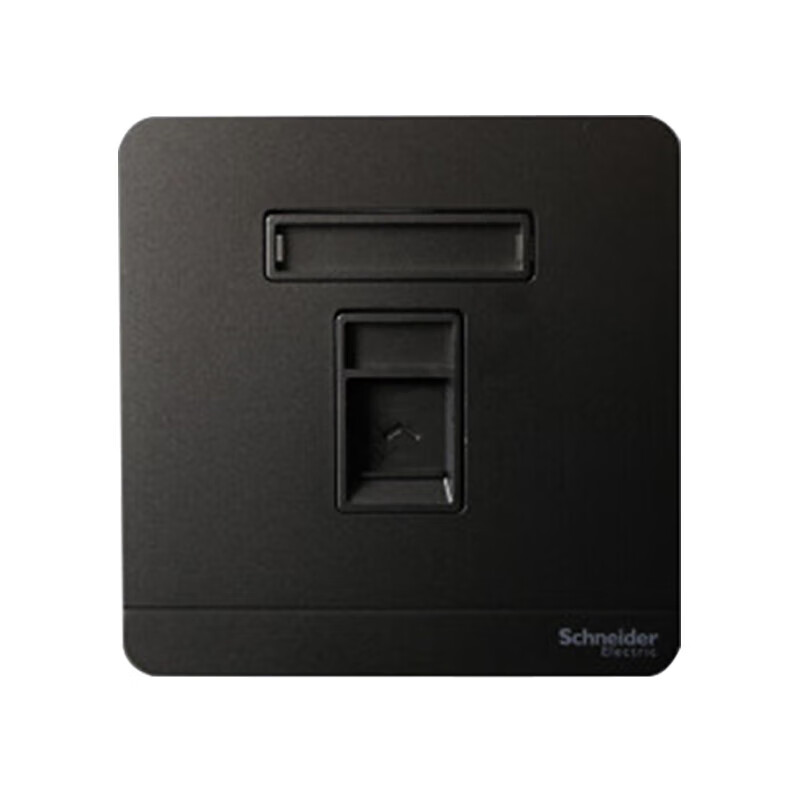 Schneider Yishang series deep space gray single-linked Category 5e information socket with protective door E8331RJS5_DG_C1 Single-linked Category 5e information socket Yishang deep space gray