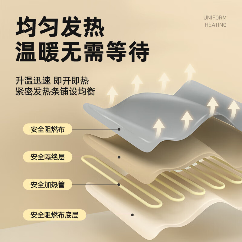 HALODN pet electric blanket pet heating pad constant temperature waterproof anti-scratch winter warm cat kennel heating artifact kennel heating mist gray 35*30cm (suitable for 8 pounds) intelligent temperature control - 9-level digital display - timed protection warm but not hot, even heating