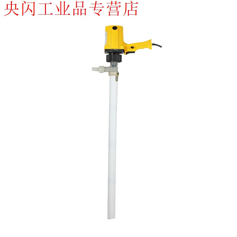 Stainless steel chemical pump, acid and alkali pump, PTFE material anti-corrosion pump, portable electric oil pump, 600W strong acid and alkali chemical pump (speed adjustment), 200L barrel applicable, mainly based on classification power
