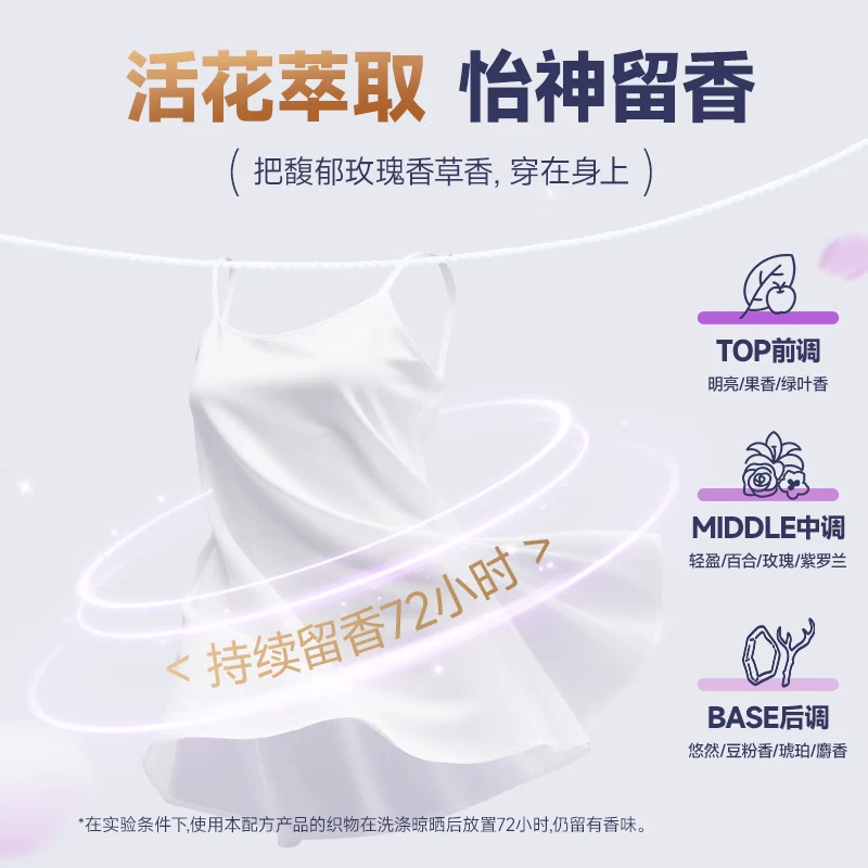 Three Squirrels Living Museum Fragrance Antibacterial Laundry Detergent 6 catties Bottled Stain Remover Antibacterial Skin Friendly Master Fragrance Lasting Fragrance Easy New Year Gift