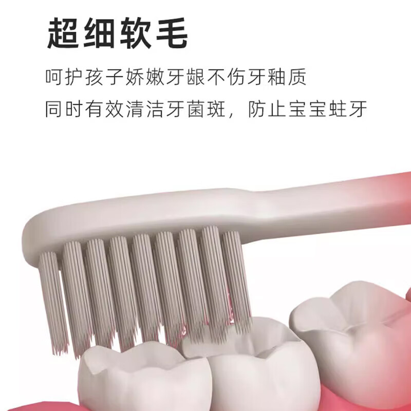 SUNSTAR Miffy Children's Toothbrush Cleansing Gums 87c, 4 soft bristles (6-12 years old), random colors