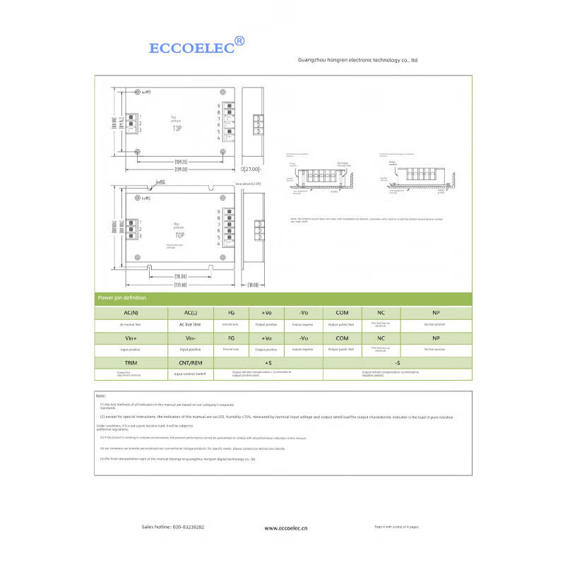 Fanshihong 300W DC isolation regulated power supply module 24V/48V/110V to single channel 12V/15V/24V/28V 400W 24V (18-36) 15V