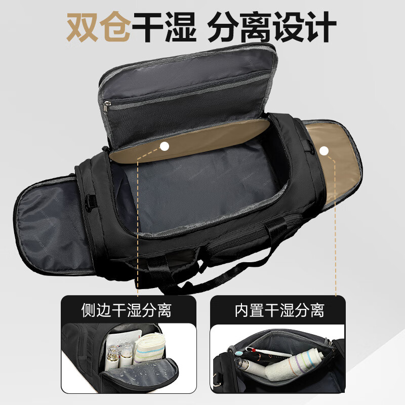 VICTORIATOURIST travel bag short-distance business trip handbag fitness bag wet and dry separate luggage bag large capacity travel bag V7058