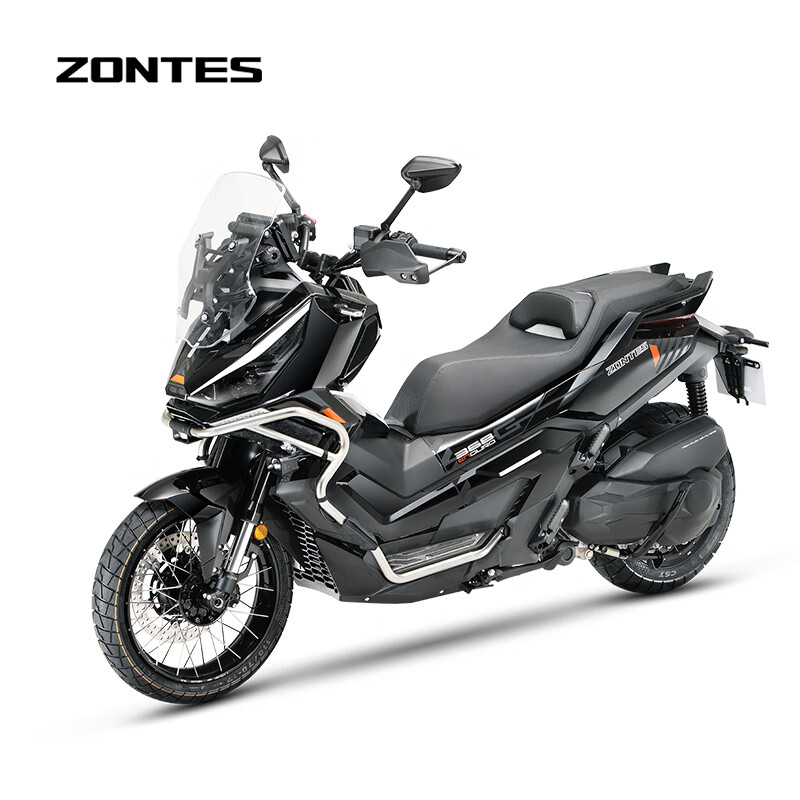 ZONTES 2026 new 368G electronic throttle version ADV scooter (shipped within 45 days after payment) Piano Black (Short Version)