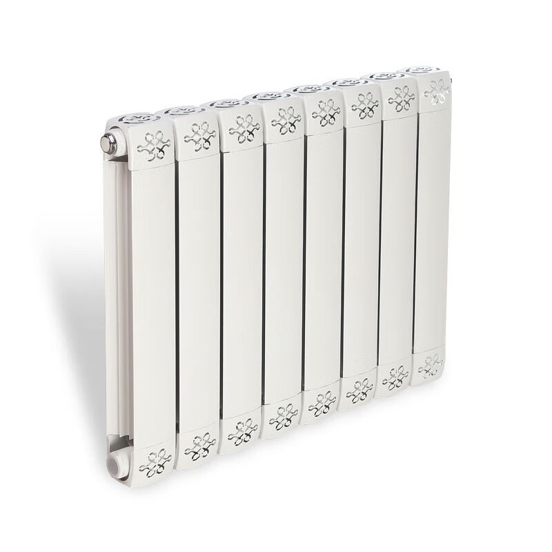 Yueming 8080 copper-aluminum composite radiator household radiator water circulation fixed radiator plumbing manufacturer direct sales free shipping center distance 600-14 columns full height 65cm*14 columns copper-aluminum 8080 type horizontal tube 40 riser 25