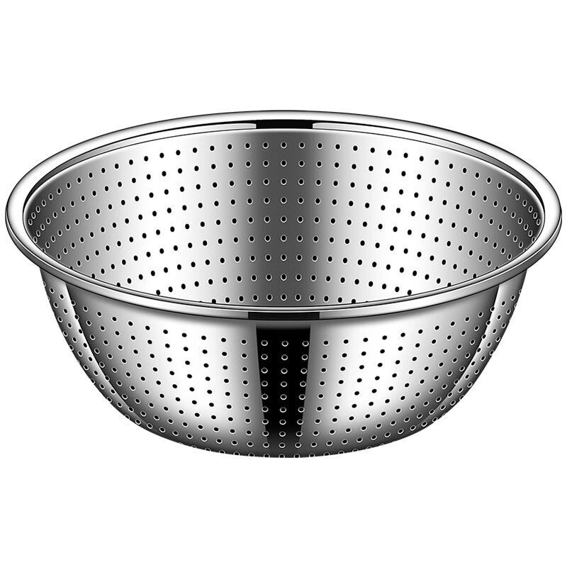 Shuwilling German quality 304 food grade stainless steel basin wash basin drain basket leaky basin kitchen household 316 drain basket 316 extra thick stainless steel leaky basin 18cm