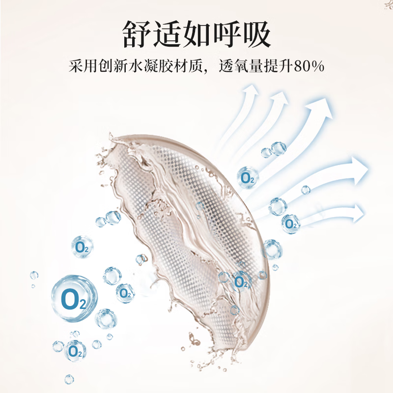 Yiwaeye (yiwaeye) Yiwaeye Big Eyes Cute Daily Disposable Color Contact Lenses 30 Pieces Almond Milk Candy 100 Degrees