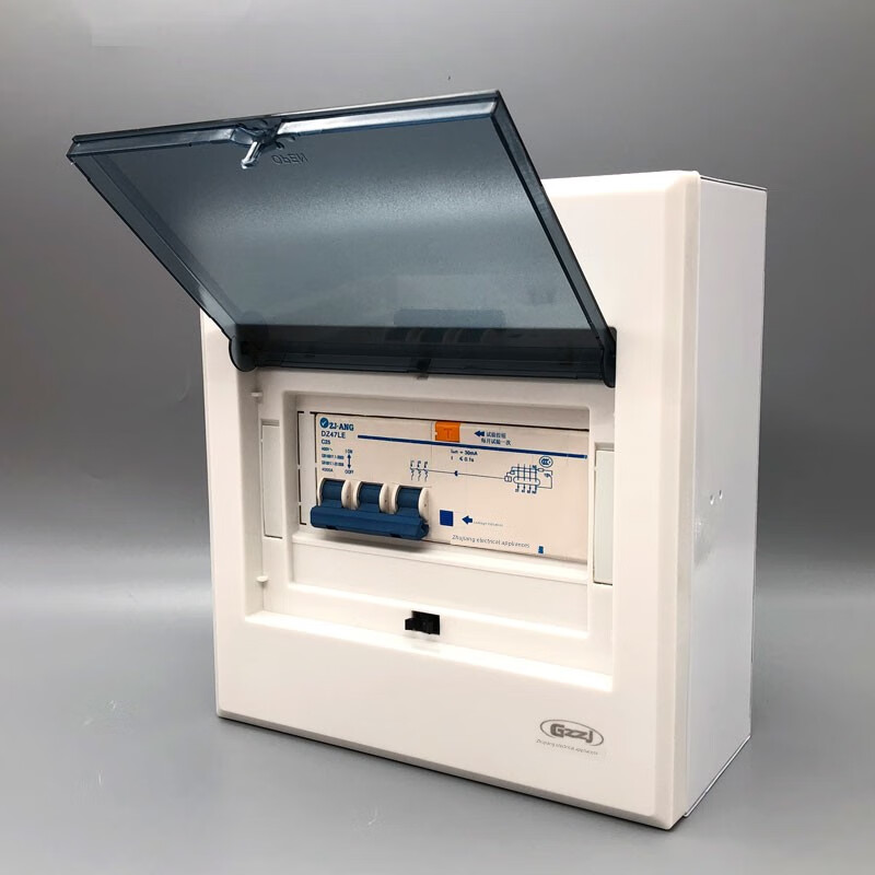 Zhujiang three-phase four-wire leakage switch with waterproof box 380V63A3P+N protector 40A air conditioning switch box 40A 3P+N