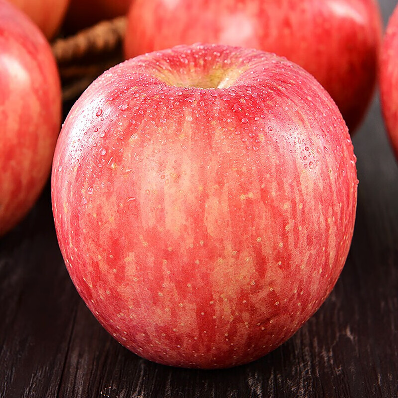 Jingxiansheng Shandong Yantai Red Fuji Apples 9 pounds, fruit diameter starting from 80mm, fresh fruit, direct shipping from the source, free shipping