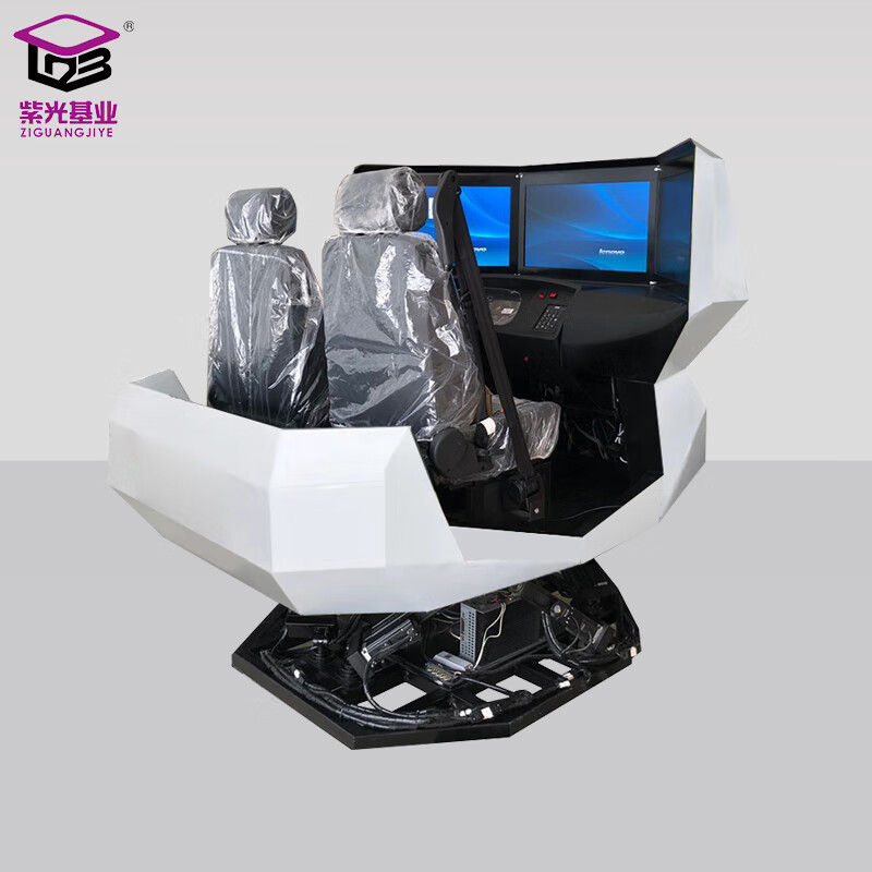 SHUOSHIWANG six-degree-of-freedom two-person car driving simulator heavy equipment transport vehicle training platform