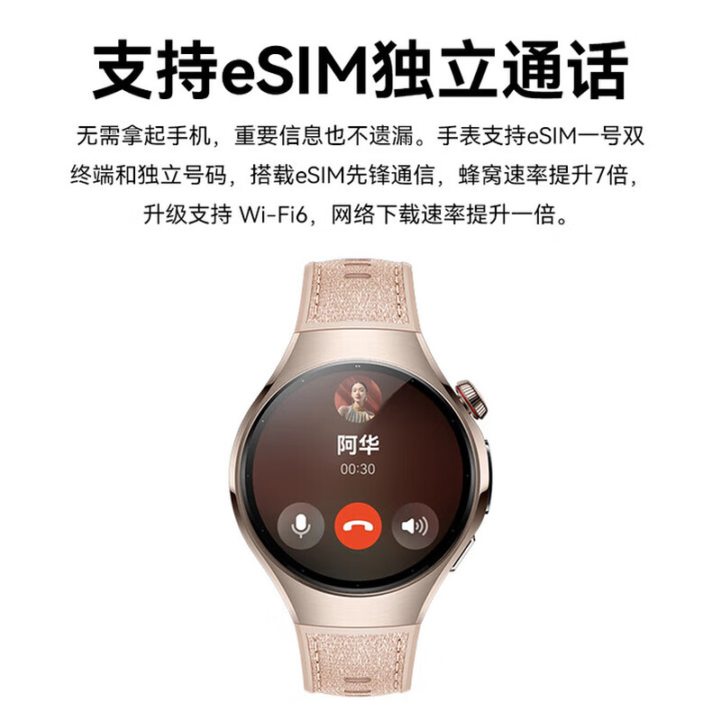 Huawei (HUAWEI) Huawei watch watch5 smart sports watch measures blood oxygen and heart rate monitoring, independent call and blood sugar assessment, new model for men and women, birthday, Valentine's Day gift, annual meeting gift, WATCH5 46mm sky black + custom titanium alloy black strap, high-end flagship new product