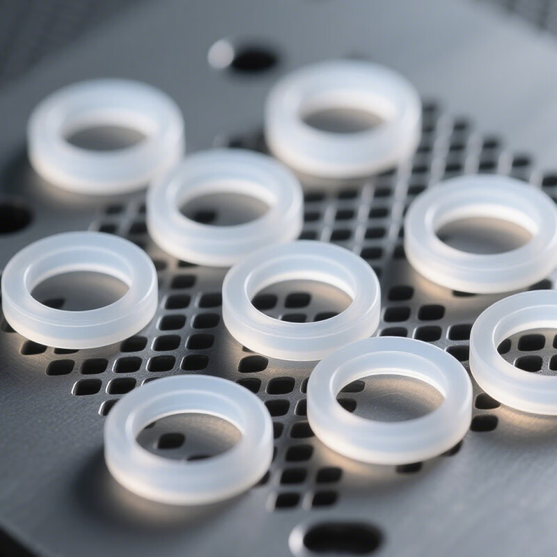 Platinum Silicone Gasket High Temperature Resistant Screw Sealing Ring Anti-Level Pad Faucet Pipe Soft Sealing Pad Shock Absorbing Pad 6 points (pack of 20)