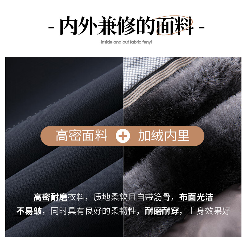 SHANSHAN Shanshan removable hood goose down jacket men's winter thickened casual dad wear warm liner jacket