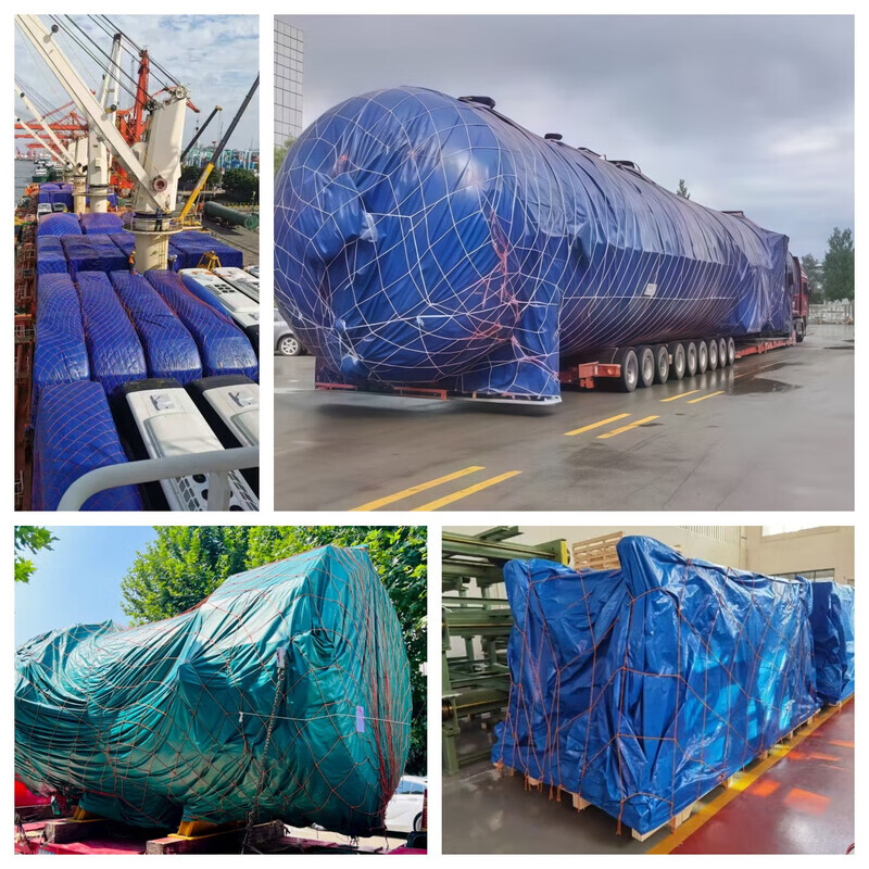Yiying packaging protective rope net truck net rope container nylon net tarpaulin material protection safety net bag 25cm hole 8x10 meters
