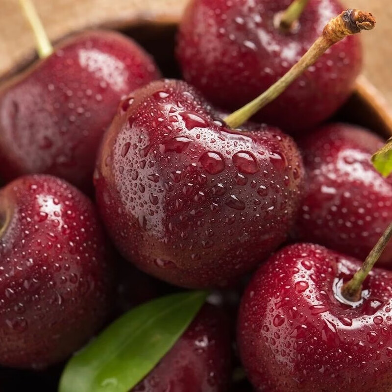 Interesting taste of Chilean Big Mac cherries 3J grade 5 catties gift box, fruit diameter about 30-32mm, fruit gift box