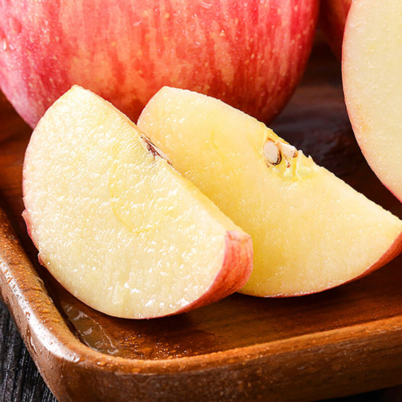 Jingxiansheng Shandong Yantai Red Fuji Apples 9 pounds, fruit diameter starting from 80mm, fresh fruit, direct shipping from the source, free shipping