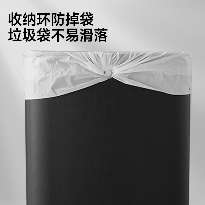 Mayflower Stainless Steel Trash Can Cracked Directly Throws 12L Large Capacity Household Hotel Property Internal and External Double Barrels Hidden Garbage Bags