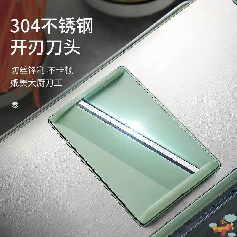 German imported grater extra thick 304 stainless steel multifunctional vegetable cutting tool potato shred grater flagship model six blades + hand guard