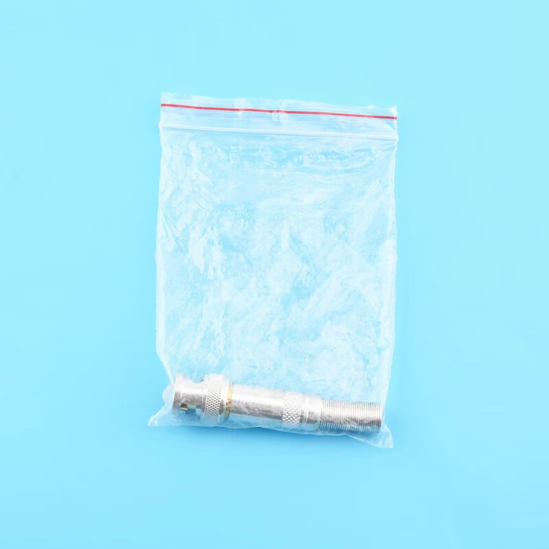 Zejie BNC connector analog surveillance camera 75-3-5 video cable plug bnc male copper core video tail cable Q9 head BNC video cable connector solderless male nickel plated (2 pieces)