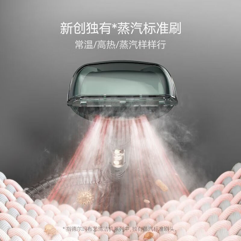 Deerma fabric sofa cleaning machine household high-temperature steam spray and suction all-in-one mattress carpet and curtain cleaning machine standard package - green