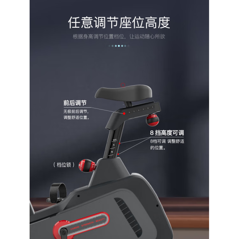 HARISON American Hanchen exercise bike home silent spinning bike gym fitness magnetically controlled indoor cycling machine B11 flagship spinning bike B11eco commercial 12kg flywheel 15 gears