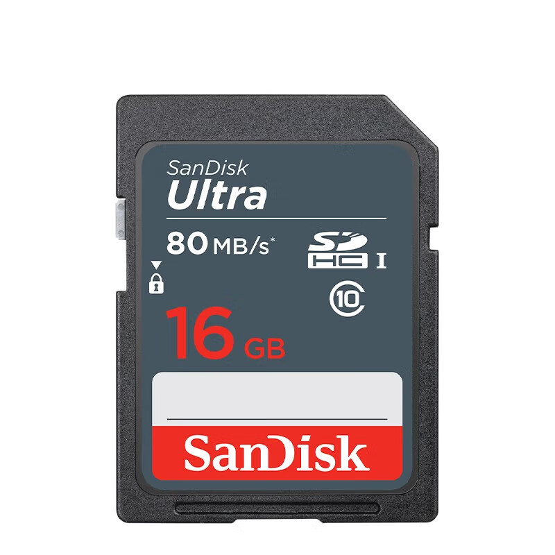 SanDisk 16GB SD camera memory card C10 shoots full HD video, mirrorless/SLR digital camera memory card, durable and extremely cost-effective