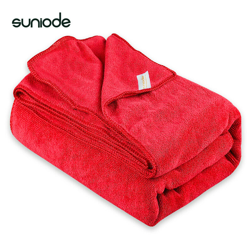Shanniod nano rag towel red car wiping microfiber lint-free thickened 100g 35*75cm strip
