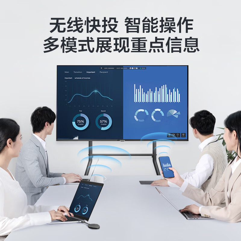 Goodview Conference TV 55/65/75-inch non-touch screen teaching all-in-one smart screen commercial large screen Conference TV 65-inch + wireless screen transmission