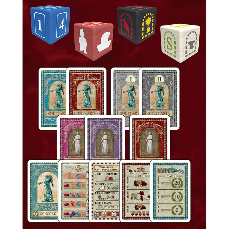 Rio Grande Games Concordia Solitaria Strategy Expansion Multicolor L