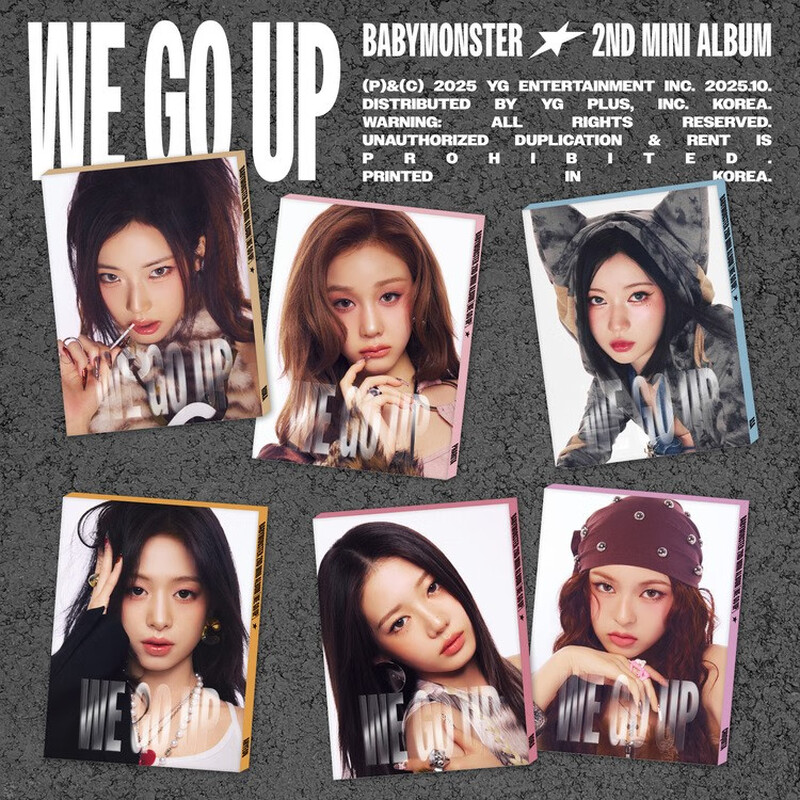 BABYMONSTER 2nd MINI ALBUM WE GO UP PATTERN Ver. AHYEON comes with JD.com special gift card