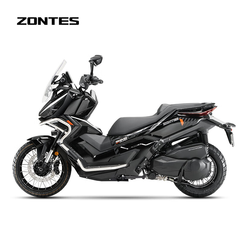 ZONTES 2026 new 368G electronic throttle version ADV scooter (shipped within 45 days after payment) Piano Black (Short Version)
