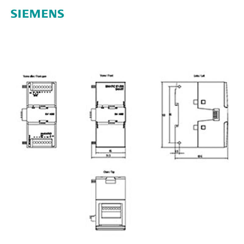 Siemens S7-200 SMART analog output module 6ES7288-3AQ02-0AA0, SM AQ02 2AO