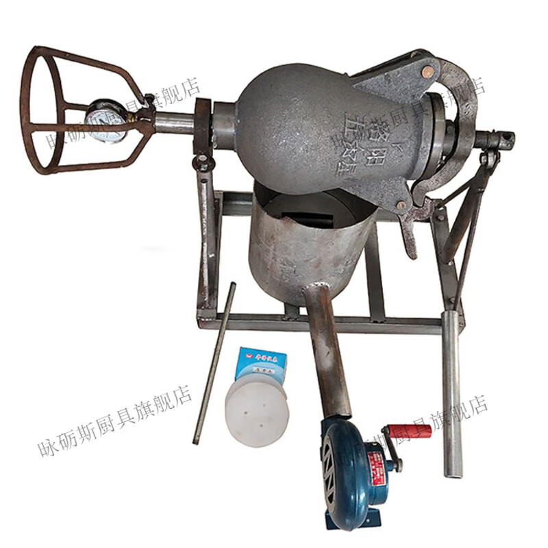 Nanlis electric popcorn machine, old-fashioned traditional Luoyang pot, fully automatic commercial popcorn machine, pig iron and wrought iron popcorn machine, 5 catties electric complete set (gas stove optional)