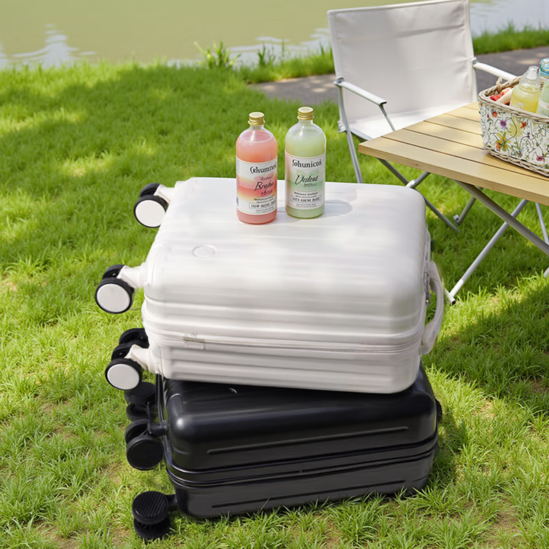 Bei Chuzhong suitcase 14-inch small Spring and Autumn Airlines cabin suitcase 20x30x40 women's high-looking password trolley suitcase Pearl White - 14 inches Fashionable and lightweight Can be boarded on the plane Quality upgrade Special offer airline check-in box free Suitable for short trips of 1 to 3 days