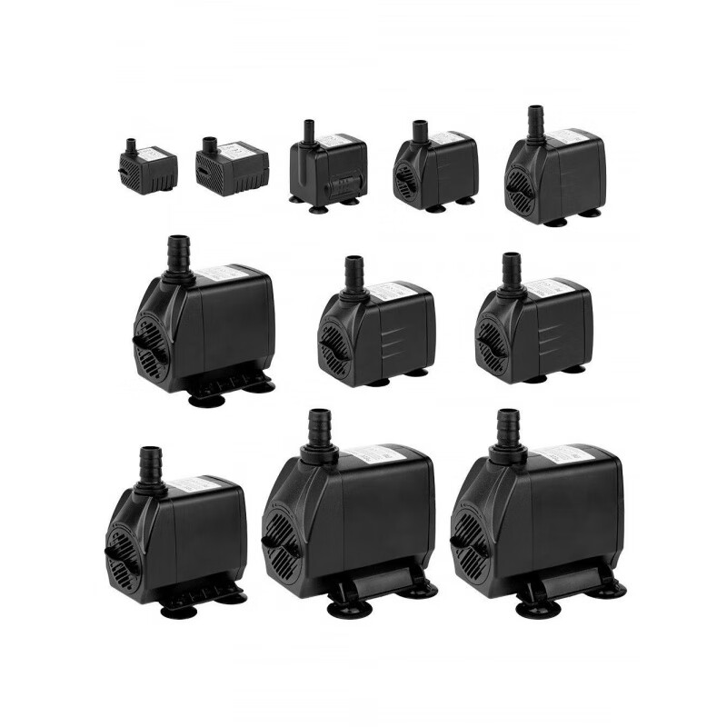 Huishangbao fish tank water pump submersible pump pond fountain pump filter small water pump aquarium oxygenation pump HSB-450/7W/400 flow Chinese standard