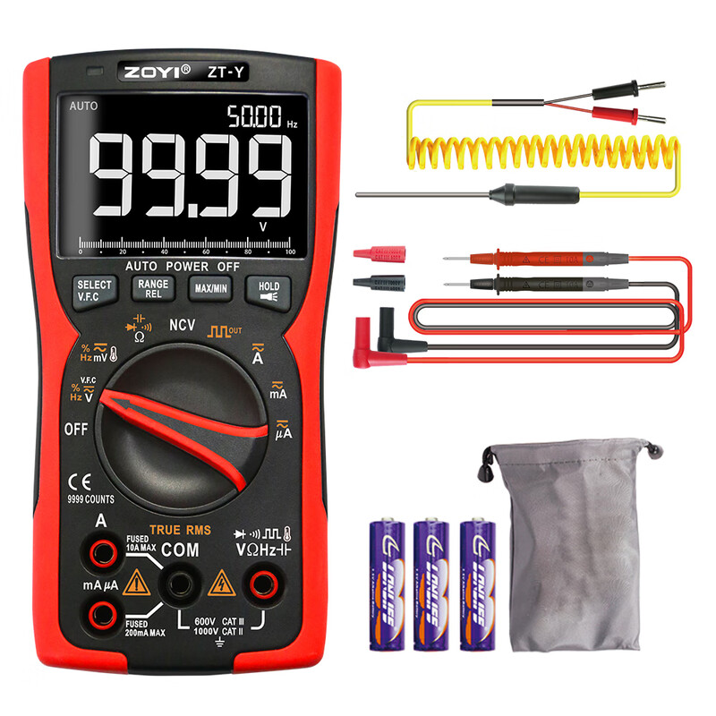 Zhongyi Electrical Measurement (ZOYI) Zhongyi ZT-Y digital multimeter high-precision fully automatic anti-burn multimeter electrician maintenance