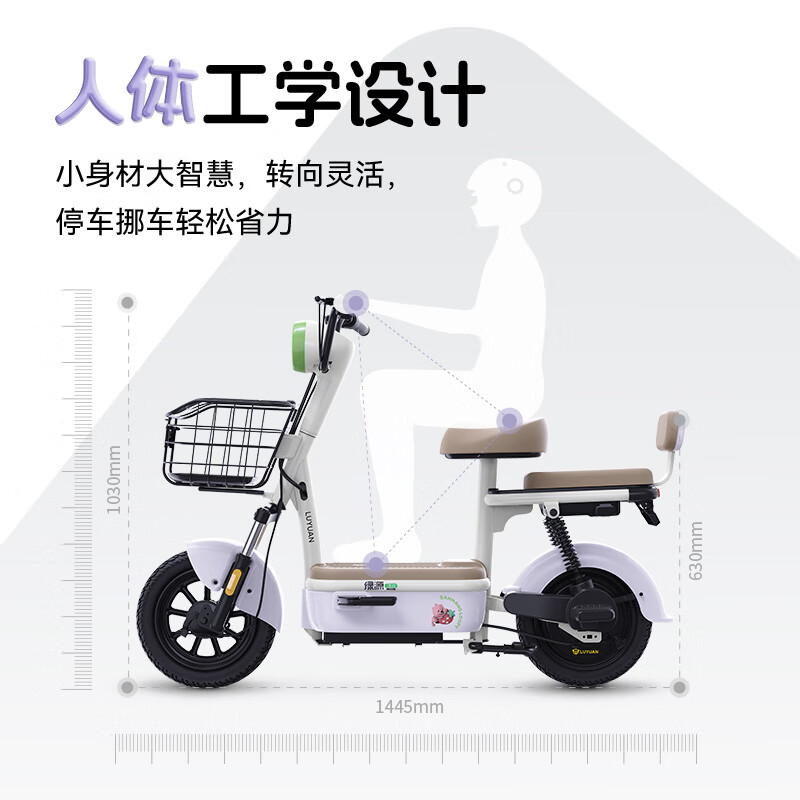 Luyuan Beijing Exclusive Carel 11 New and New National Standard Electric Bicycle Smart and Cost-Effective Electric Vehicle Adult Commuting Small and Licensed Electric Bicycle Go to the store to choose the color