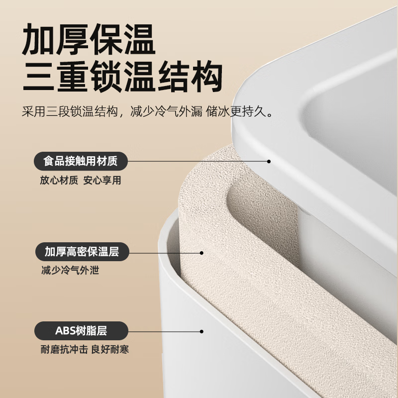 Polar Bear (BEIJIXIONG) household fully automatic mini ice machine ice machine small portable outdoor kitchen artifact 9 ice trays Japanese 12KG basic cost-effective model