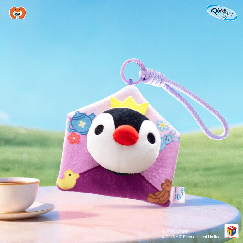 Genuine Pingu Penguin Pendant Southern Letter Series Plush Doll Pendant Keychain Bag Penguin Key 12cmpingu Southern Letter Series Pendant-Southern Messenger Blue Genuine Authorization + Anti-Counterfeiting Label