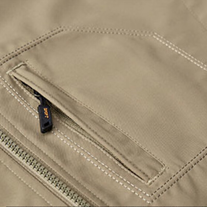 Playboy (PLAYBOY) jacket men's autumn and winter velvet warm and breathable outdoor leisure removable hood top jacket military green 2XL