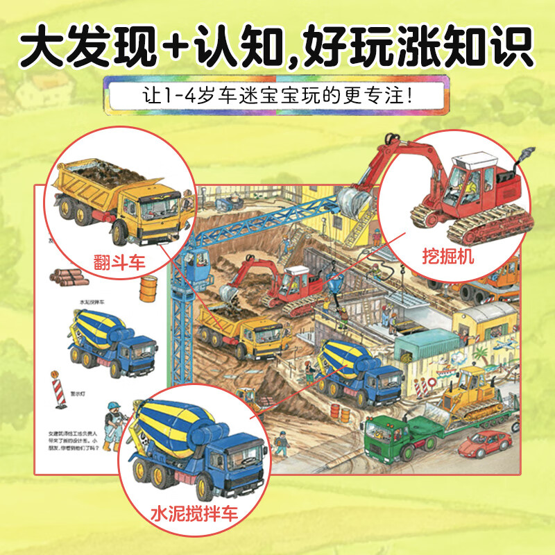 Click-to-read version of the game book for cultivating concentration for 1-4-year-old children. Baby Concentration 1000. All 6 volumes. The picture book for cultivating concentration. Concentration training for children. The great visual discovery game book. The cardboard cannot be torn apart. The picture book. My Kindergarten City Animal Car Festival Discovery. All 6 volumes.